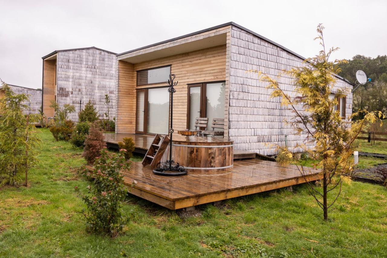 Cabanas Arrayanes De Huillinco En Chiloe Chonchi Exterior foto